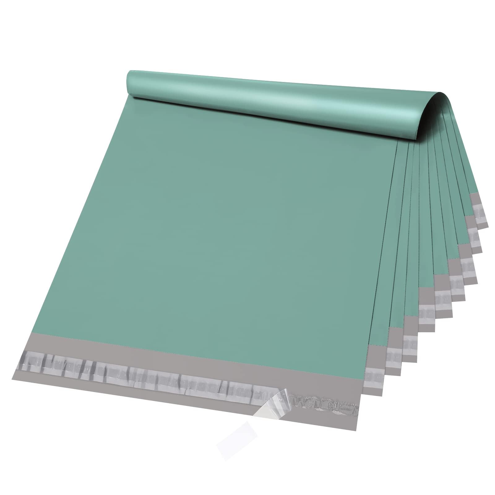 Metronic Poly Mailers 14,5 x 19 100 sztuk, mocne samoprzylepne torby wysyłkowe na odzież, wodoodporne i odporne na rozdarcie koperty wysyłkowe, torby do pakowania, torby foliowe do wysyłki w kolorze