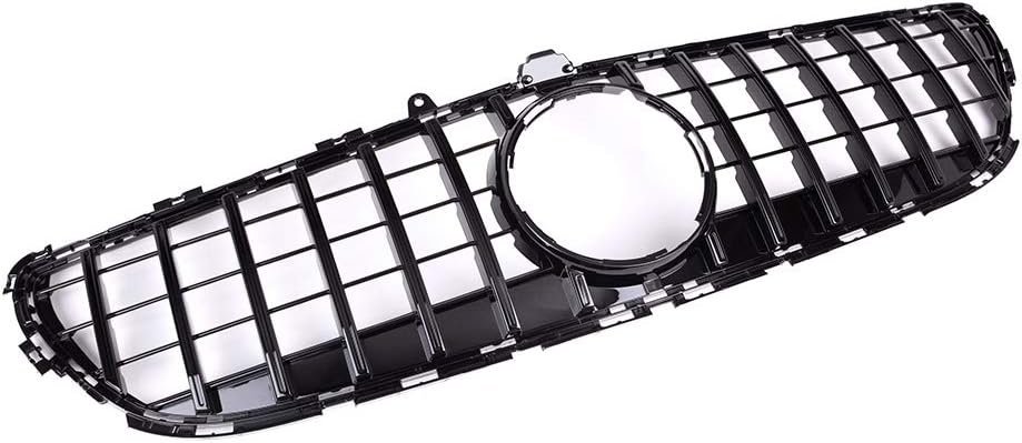 For Mercedes Benz CLS Class W218 GT R Front Grille CLS300 CLS350 CLS450 CLS500 2015-2018 (Black)