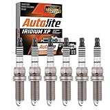 6 pc Autolite Iridium XP Spark Plugs compatible with Infiniti G37 3.7L V6 2008-2013