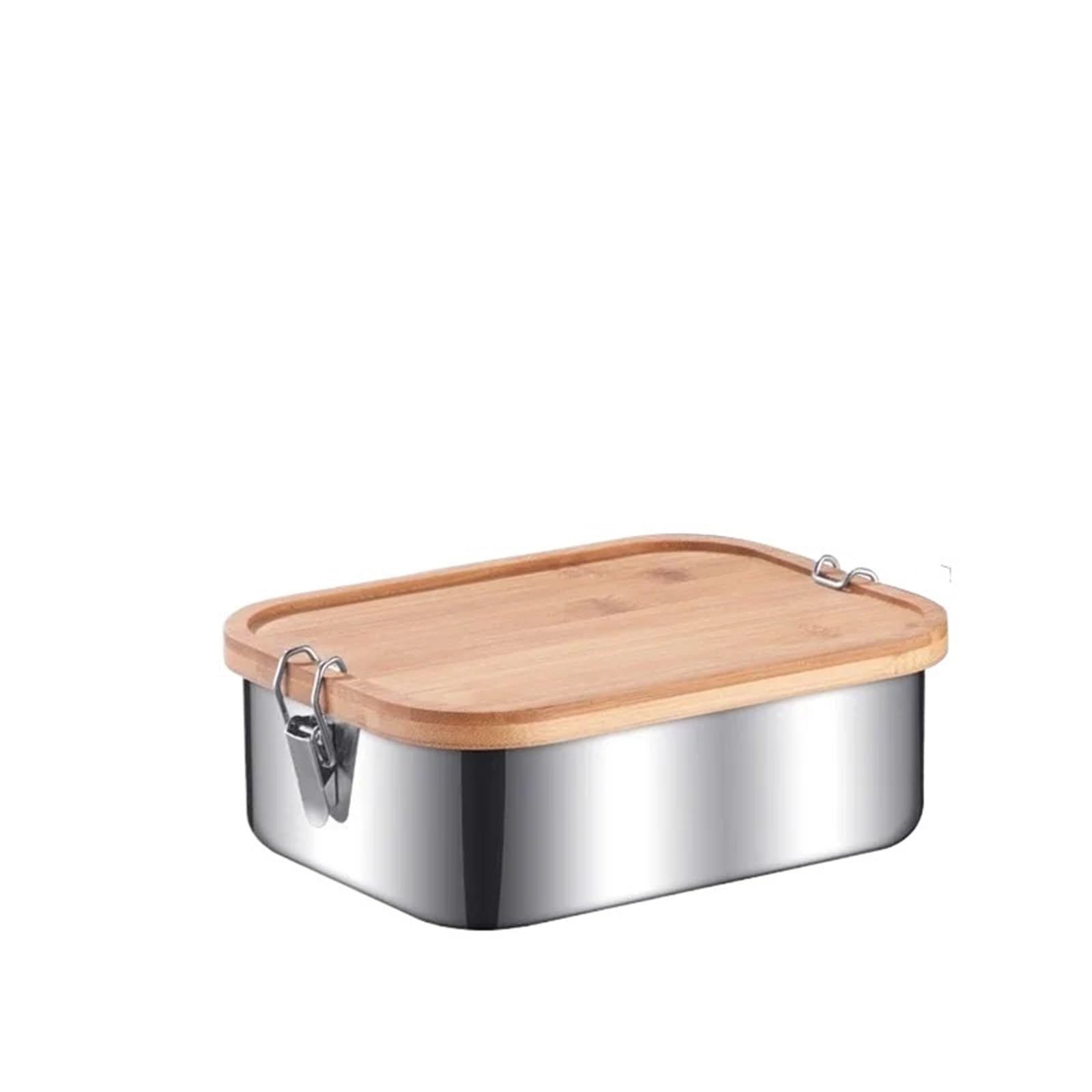 Pudełko na lunch ze stali nierdzewnej 304, przenośny, szczelny pojemnik Bento na kemping i sushi, szczelna konstrukcja, do przechowywania żywności, przyjazna w podróży, trwała zastawa stołowa