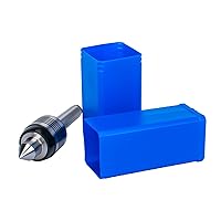 Vista 6 de MT2 Live Center, 2MT Torno de precisión cónico Morse de 60 grados, centro de contrapunto vivo de servicio medio para torno de madera y metal