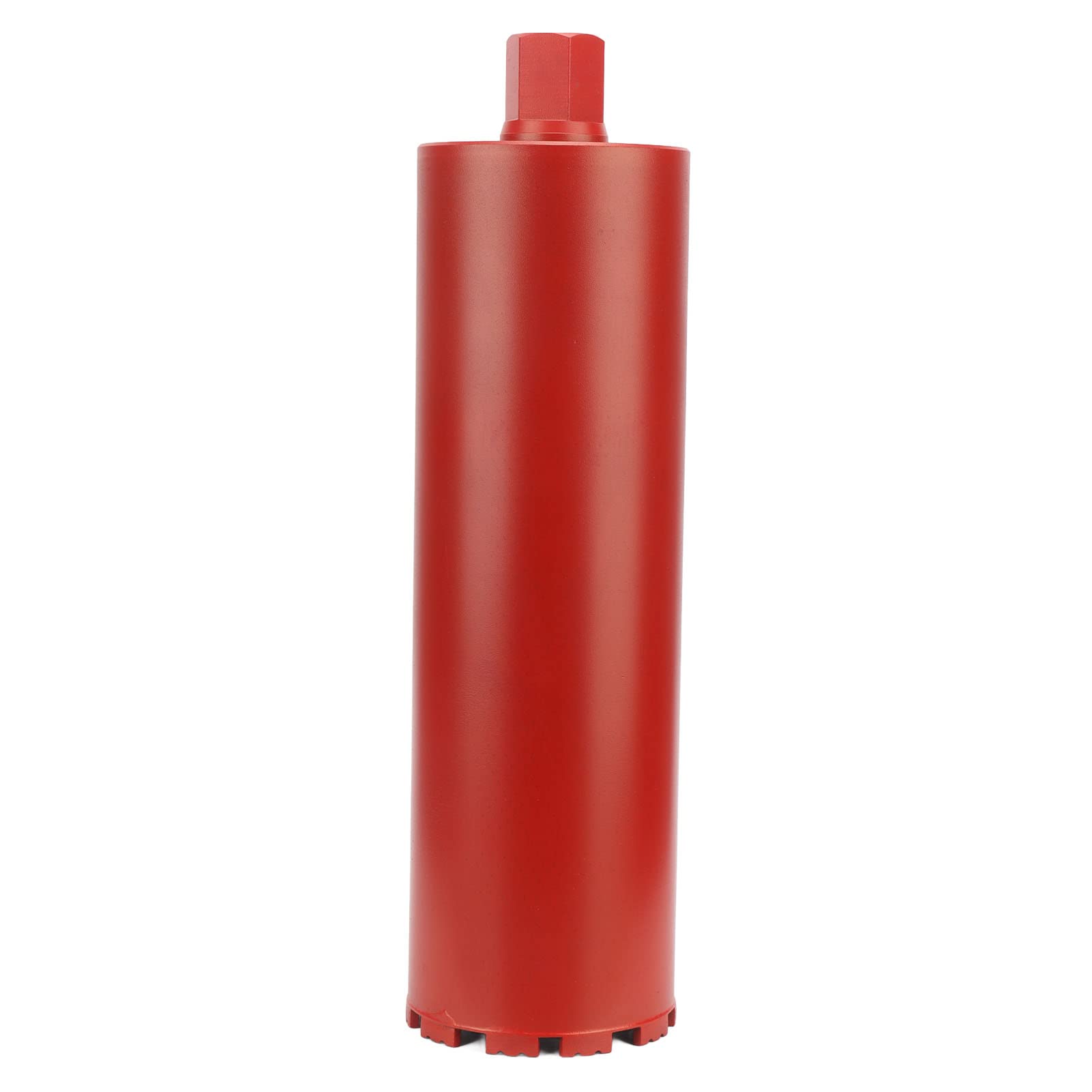 Oumefar Wiertło Rdzeniowe, 5 Cali ze Stali Stopowej G1 1/4 Cala, Uniwersalny Gwint do Betonu, Cegły, Marmuru, z Otworami Odprowadzającymi Wióry Podczas Wiercenia na Sucho na Mokro