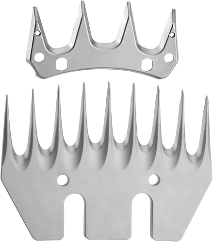 Miniatura 7 de Juego de 3 tijeras de repuesto para ovejas de 13 dientes, cuchilla universal PRO para todas las principales marcas Oster GDJOB TAKEKIT BEETRO Dragro