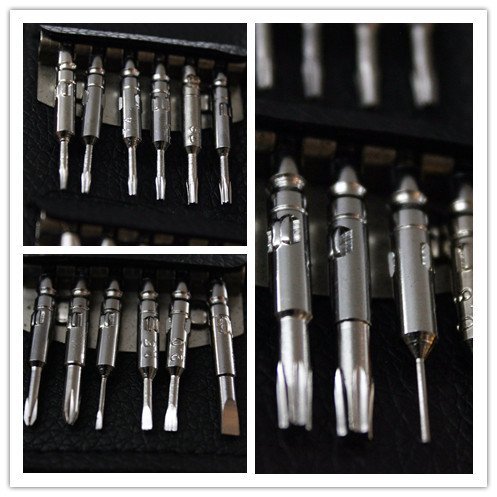 LIHAO Juego de herramientas de destornillador de precisión, mini destornillador con bolsa portátil (25 en 1)