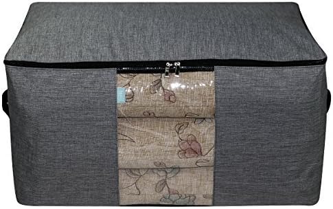 iwill CREATE PRO Large Waterproof Storage Bag for Wardrobe Organizer, Clothes, Garment, Bedding etc. 25.6X15.7X13.8, Dark Gray