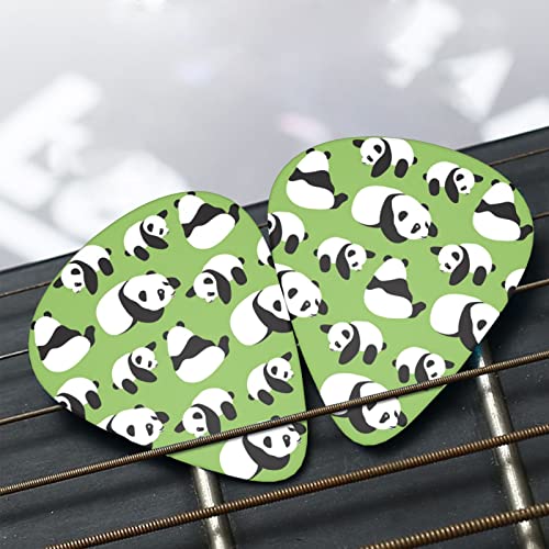 Ensemble de 12 médiators de guitare Panda à fond vert pour guitare acoustique, guitare électrique, contrebasse, ukulélé - Les Beatles, Paul McCartney, John Lennon, RIngo Starr, George Harrison Ensemble de 12 médiators de guitare Panda à fond vert pour guitare acoustique, guitare électrique, contrebasse, ukulélé – Image 8