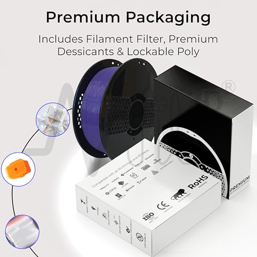Image of NFIL3D Premium HS PLA+ Purple Orchid - 3D Printing Filament | Compatible with All 3D Printers | 1.75mm | 1Kg Nett Weight