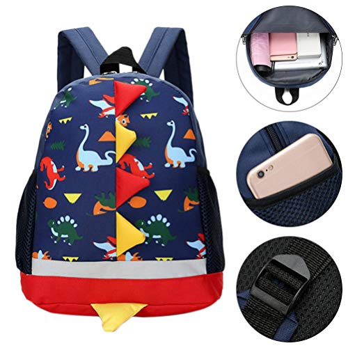 ABOOFAN Mochila de Desenho Animado de Dinossauro para Meninos E Meninas Mochila Escolar Mochila de J