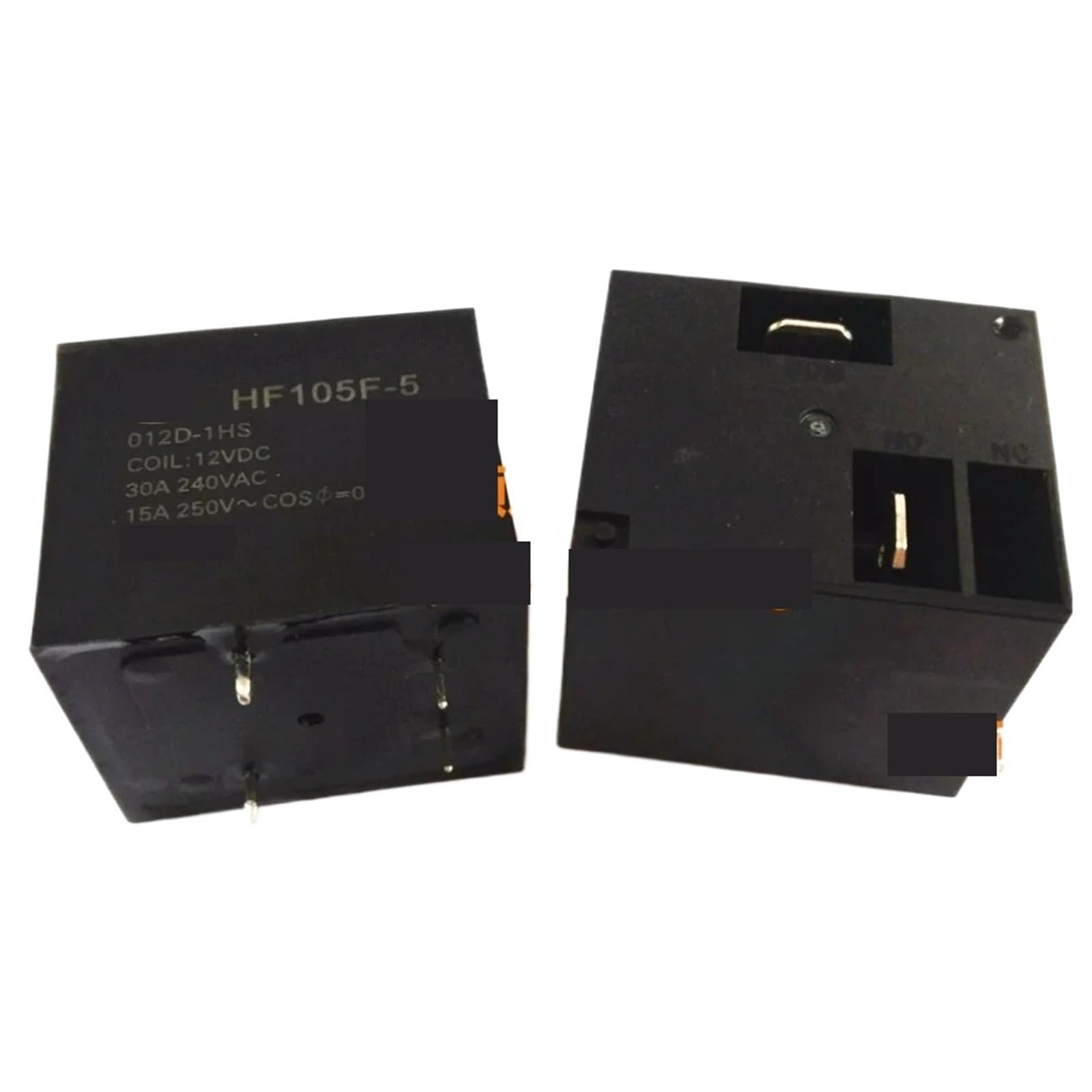 3Pcs 30A 12VDC 24VDC Power Relays HF105F-5 JQX-105F-5 012D-1HS 024D-1HS HF105F-5-012D-1HSF HF105F-5-024D-1HSF(HF105F-5-012D-1HS)