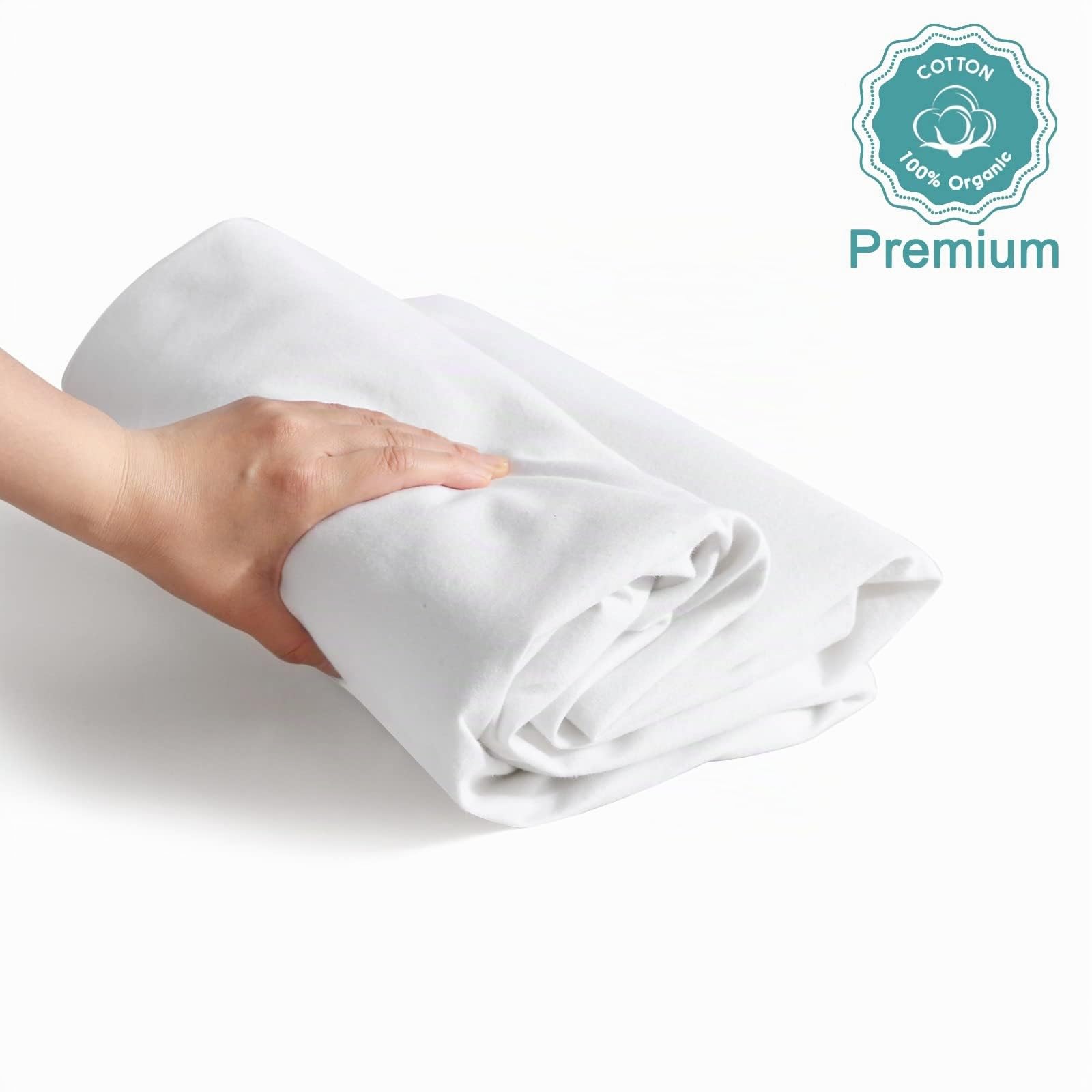 Bedecor Doppelpack Matratzenschoner Wasserdicht Wasserundurchlässige Matratzenauflage Molton 140x200 cm