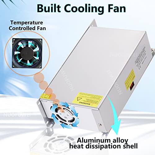 DC 12V 100A 1200W Switching Power Supply Adapter PSU AC-DC 12Volt Industrial Transformer Converter SMPS 110V/220V for Motor Pump LED Drive CCTV Security Camera Car Stereo and More 12V Device2