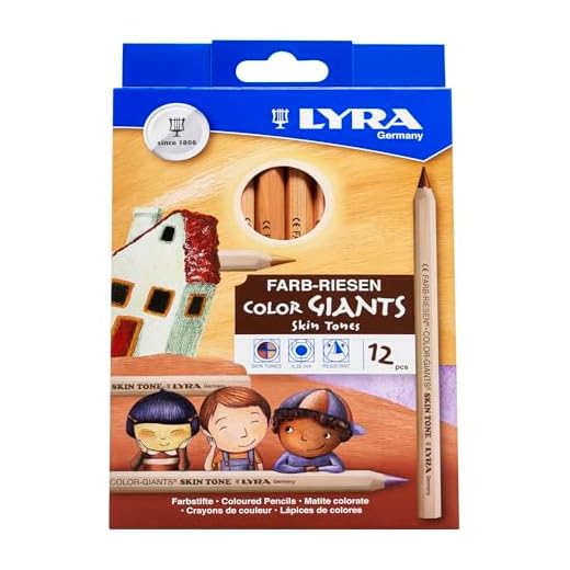 Lyra Kredki Skin Tones 12 sztuk