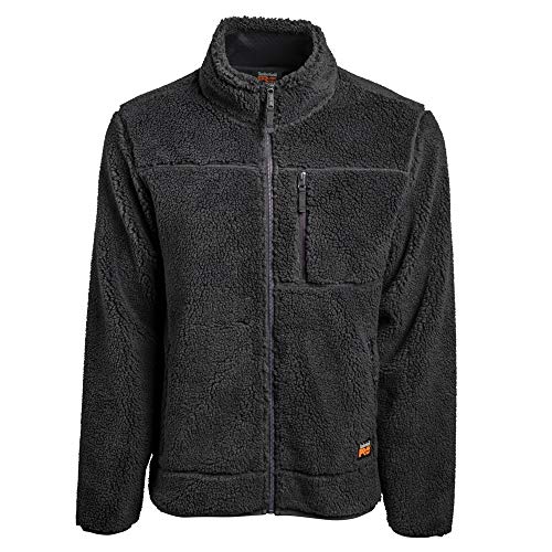 Timberland PRO Men's A1V47 Frostwall Wind-Resistant Full-Zip Jacket - Large - Dark Charcoal