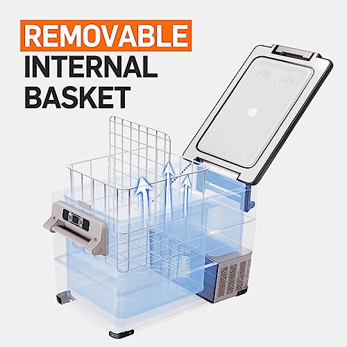 EUHOMY 59QT Portable Fridge for Car