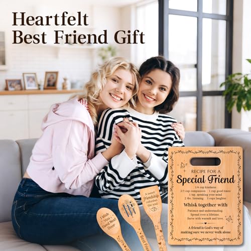 Set tabla de cortar de bambú con utensilios miniatura 2