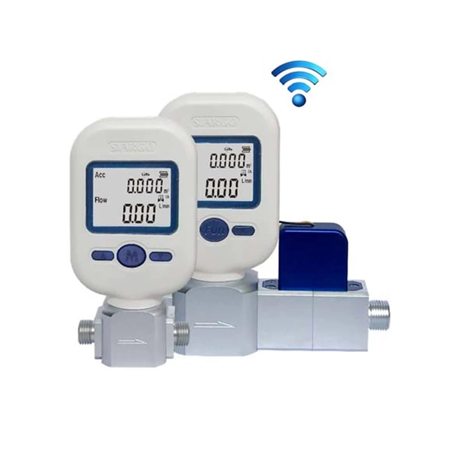 MF5712 0~250SLPMMedidor de flujo másico de aire digital Versión base Medidor de flujo de aire portátil Contador Pantalla LCD Largo tiempo de trabajo(100SLPM)