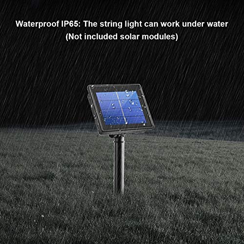 Ajcoflt 10 M Corda Solar Corda Luz Decoração Do Jardim Ao Ar Livre À Prova D 'Água Corda Corda Lâmp
