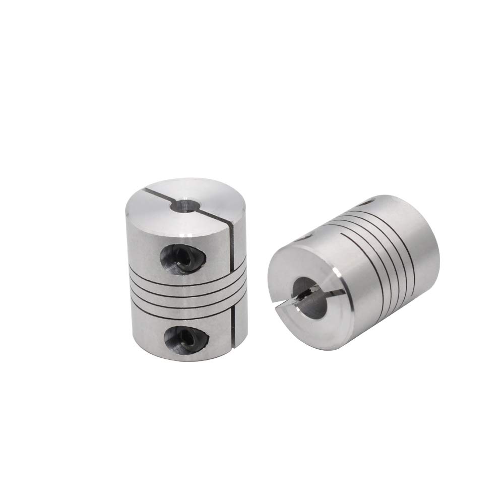 Buy 2Pack 5mm to 8mm Flexible Shaft Coupling 25mm Length 20mm Diameter