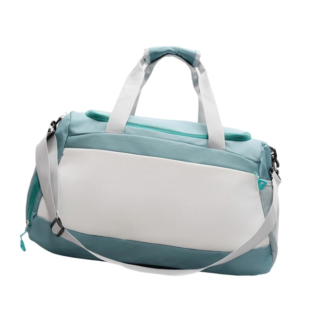 Bolsa de deporte de gran capacidad, bolsa de viaje para fines de semana con separación húmeda y seca, bolsa de equipaje para pasar la noche para vacaciones, Green, 30x51x23cm, moderno