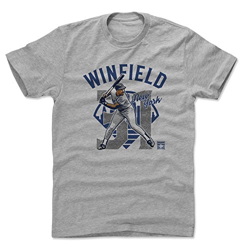 500 LEVEL Dave Winfield Shirt (Cotton, XXX-Large, Heather Gray) - Dave Winfield Arch B