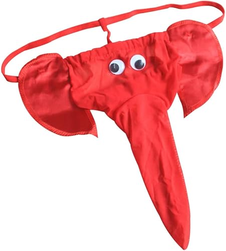 Miniatura 2 de Men Thong Elephant Funny G-String Exotic Underwear T-Back Mesh Christmas Joke Gag Prank Gifts Valentines Day for Him
