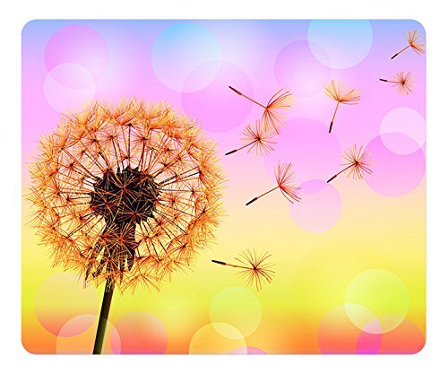 The Beauty Of The Dandelion Gaming Mouse Pad - Durable Personalized Oblong Shaped Mouse Pad Mouse Mat Design Natural Eco Rubber Computer Desk Stationery Accessories Gifts For Mouse Pads - Support Wired Wireless or Bluetooth Mouse