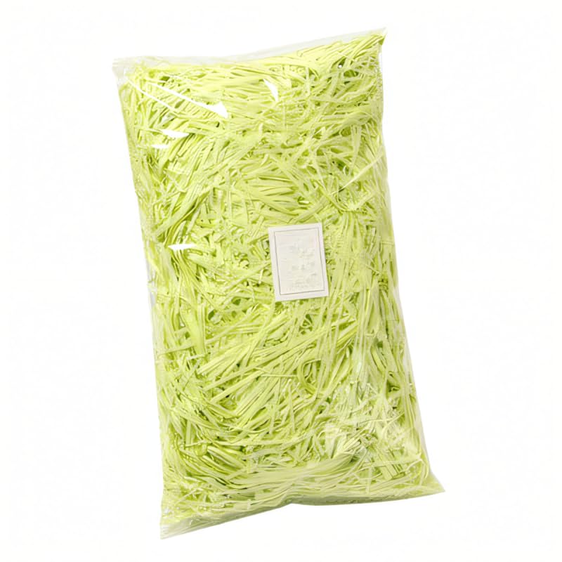 BPABDEITR Papier De Soie Déchiqueté, Cadeau, Coupe Froissée, Multicolore, Paquet De 2 À 8, 100g(Light Green,100g*8Pack)