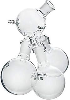 Chemglass CG-1276-01, Distilling Receiver, 24/40 Distributtion Adapter, Three 250mL Receiver Flasks, Six Stainless Steel Springs, 250mL Capacity
