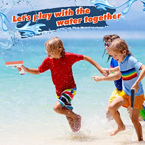 2 Pack Water Guns For Adults＆Kids [20Ft] With 4 Clips, Soaker Squirt Guns Toys, Summer Swimming Pool Beach Party Toys, Outdoor Activity Water Fighting Play Game Toy- Blue＆Pink #TOP5