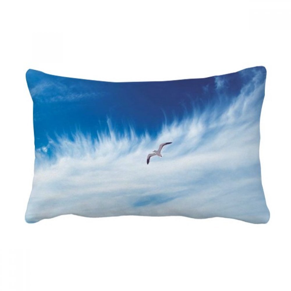 Coussin nuages oiseau bleu ciel idée cadeau originale pour pendaison de crémaillère