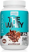 Equaliv The Whey 960g – Whey Protein Concentrado, Isolado e Hidrolisado para Ganho de Massa e Recuperação Muscular – Sabor Chocolate Belga, Adoçado Naturalmente