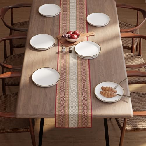 Image of Encasa XO Dining Table Runner 8 Seater, Handcrafted Madurkathi River Grass