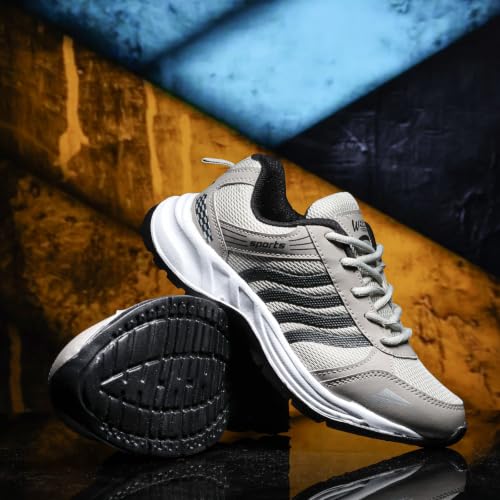 Image of ASIAN Wonder-21 Men's Running Shoes | Lace-Up Shoes with Lightweight Mesh Upper | Cushioned Comfort & Durable Grip for Daily Use