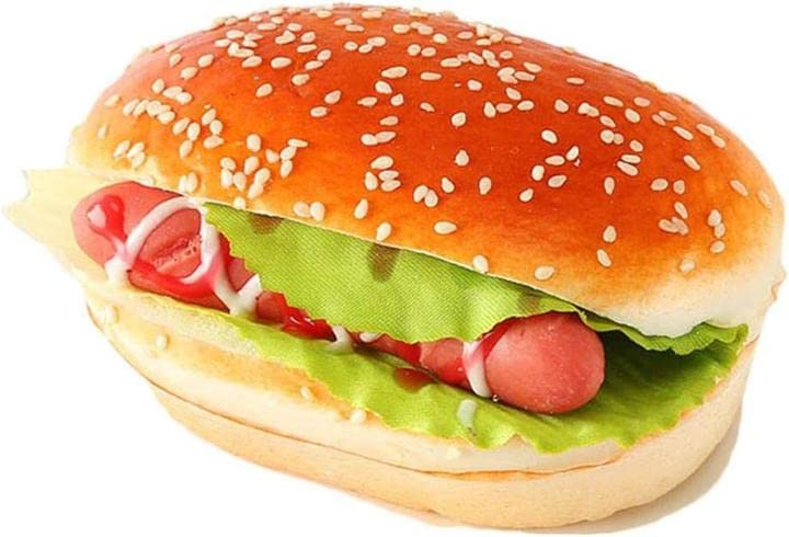 Aeromdale Artificial Bread Fake Burger Fridge Magnet Realistic Cake Simulation Faux Food Model for Photography Props Display - #A