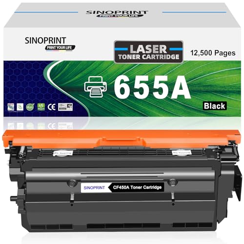 Cartouche toner HP 655A compatible Color Laser Enterprise MFP M681 M682 Noir cyan jaune