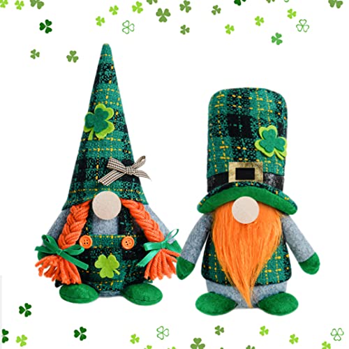 Gnome Saint-Patrick décoration irlandaise leprechaun 2pcs