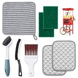 Popcorn Machine Cleaning Kit, 8-Piece Popcorn Machine Cleaner Brush, Popcorn Machine Accessories
