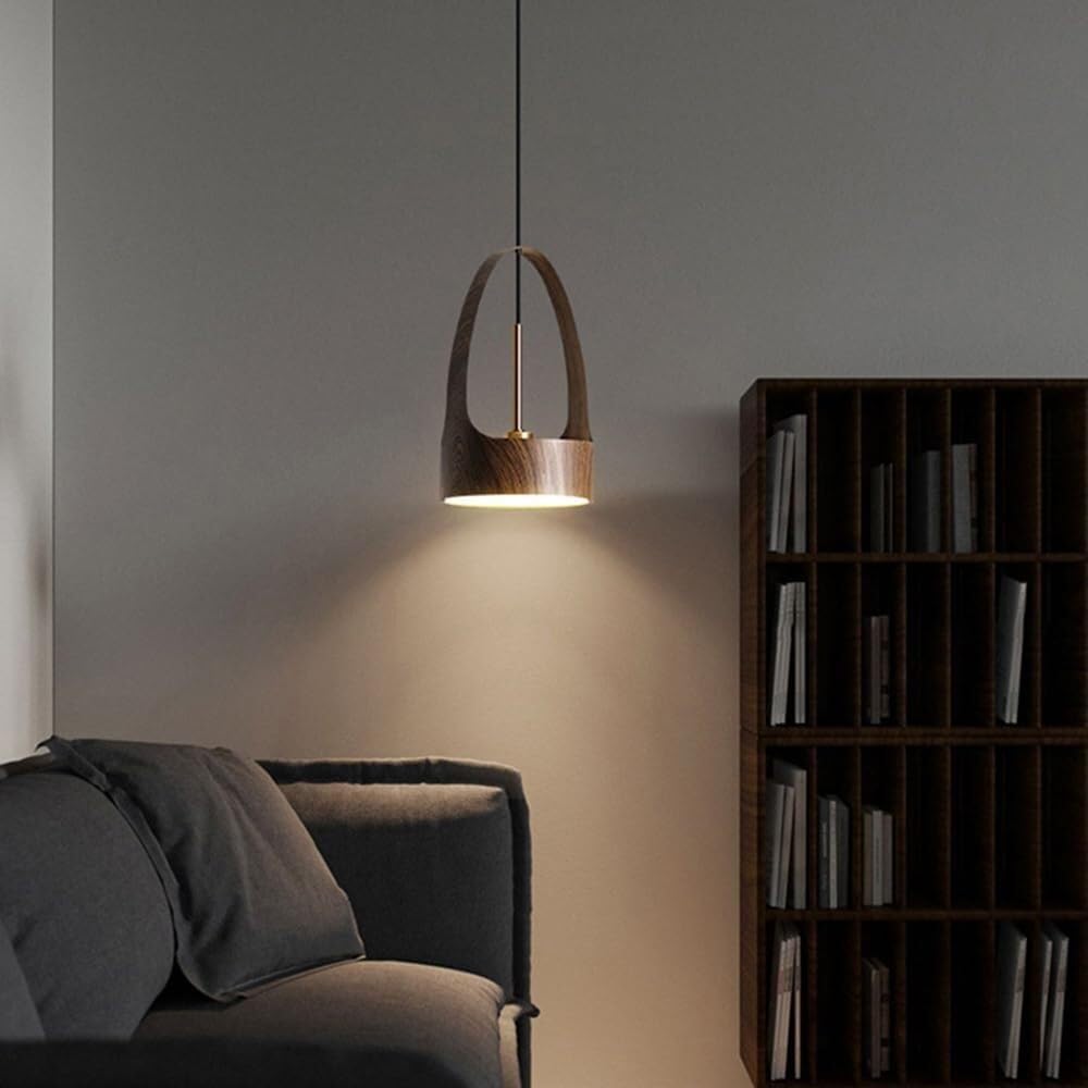 Chandeliers, 5.9" Light Fixture 12W Led Diniroom Lighting, Nordic Simple Light, Kitchen Island Diniroom Office Studiceilihangilights/Warm Light