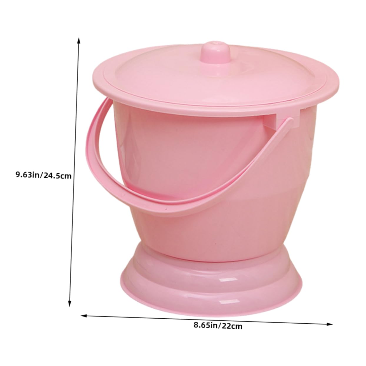SOLUSTRE Portable Potty Pee Bottle for Boys and Girls Boys and Girls Urinal Handle Baby Urine Bucket Compact Chamber Pot for Boys Girls Travel Home