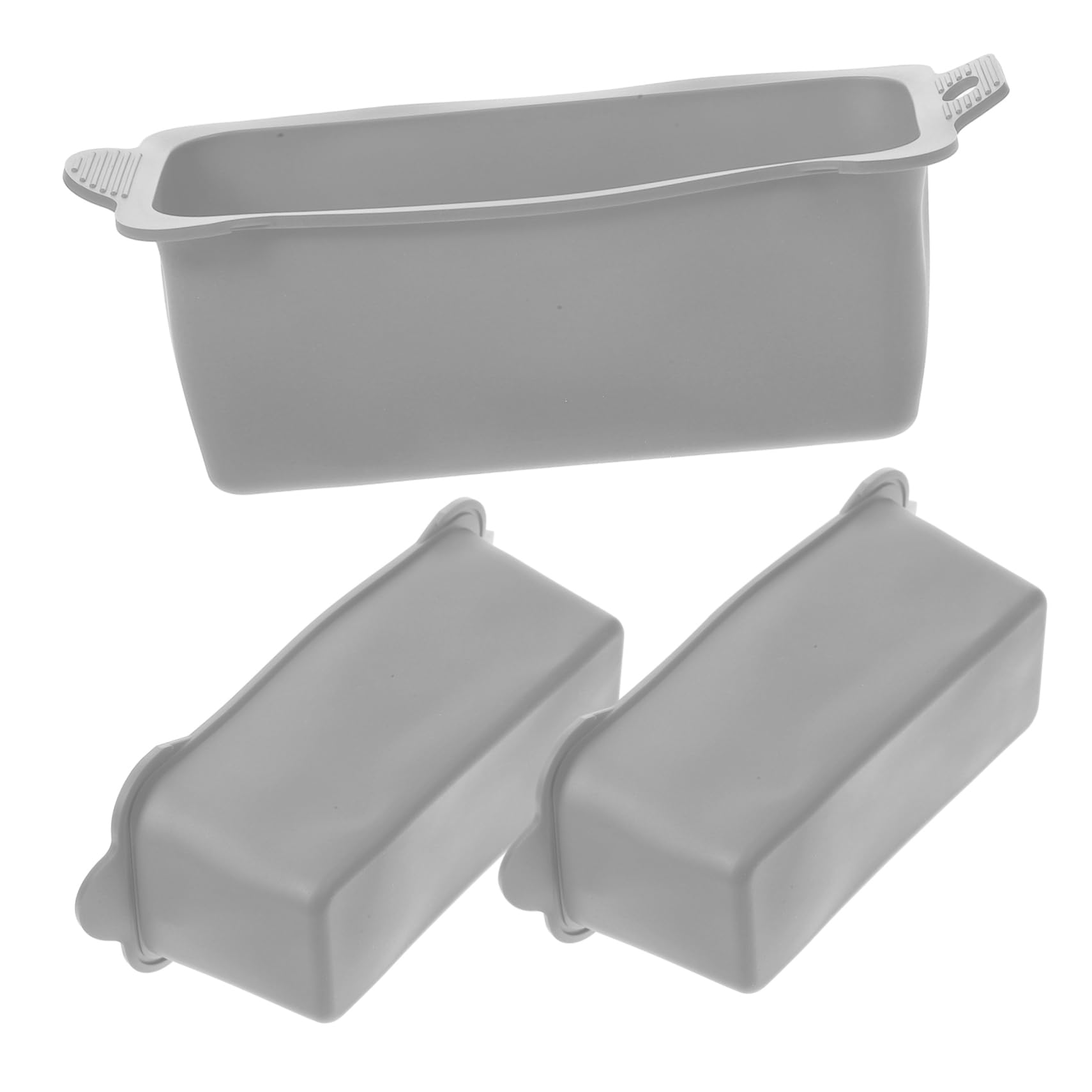 Mikinona Grease Catcher for Grill 3pcs Grease Cup Liners Silicone Grease Cup Liner Set Reusable Drip Pan Liners Large Grease Trap Grease Catcher Accessory