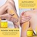 POP MODERN.C Turmeric and Vitamin C Body Scrub Remove Dead Skin Improve Dark Spots Acne Natural Organic Exfoliating Deep Cleansing Exfoliator for Body Butt Bikini Area Body Care with Loofah
