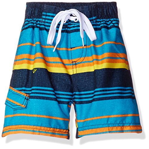 Image of Kanu Surf Boys' Victor Stripe Quick Dry Beach Board Shorts Swim Trunk