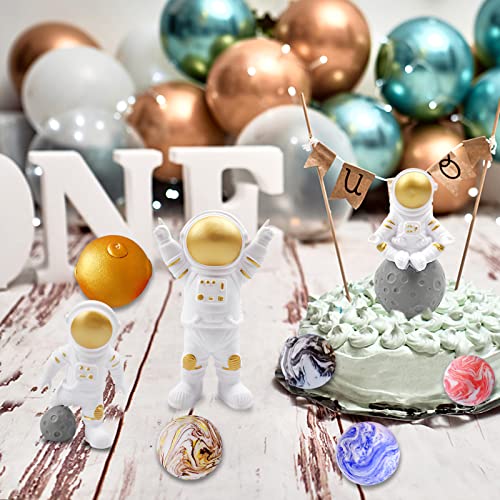 CONNECTION 8 Pz Decorazione Torta Astronauta