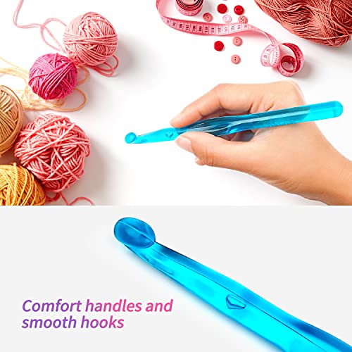 Uncinetti a testa singola, 12 pezzi, 2,8 mm