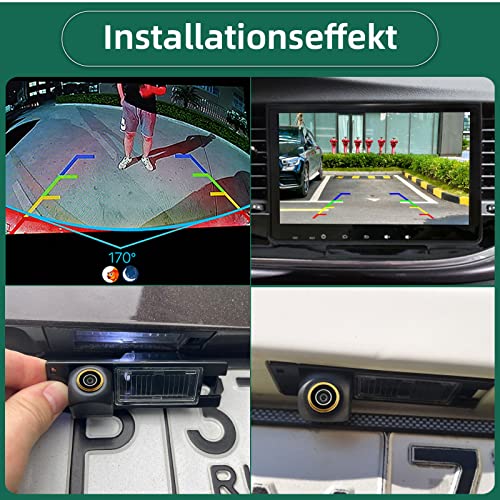 GREENAUTO Rückfahrkamera für Opel Astra H/Opel Zafira B/Corsa D/Vectra C/Insignia,170 Grad...