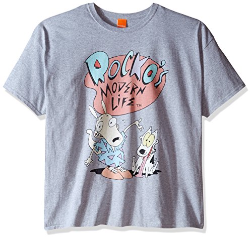 Nickelodeon Men's Big-Tall Rocko's Modern Life T-Shirt, Sport...