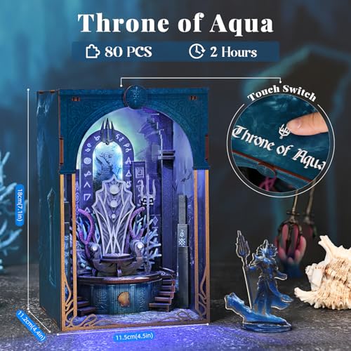 MiniCity Throne of Aqua Book Nook Kit thumbnail 2