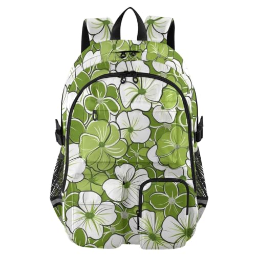 Mochila de viaje con flores para la universidad y negocios urbanos