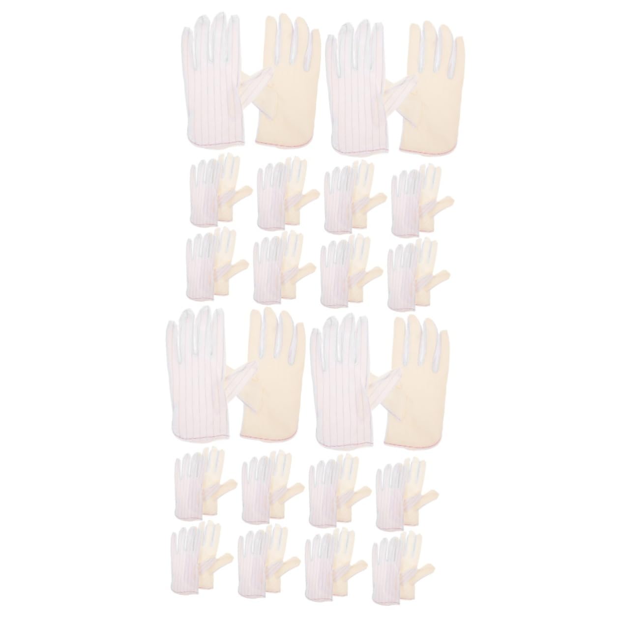 Milisten 20paare Esd-handschuhe Atmungsaktive Arbeitshandschuhe Für Und Schmuckinspektion Rutschfeste Pu-beschichtete Elastische Und Wiederverwendbare Schutzkleidung Für Verschiedene