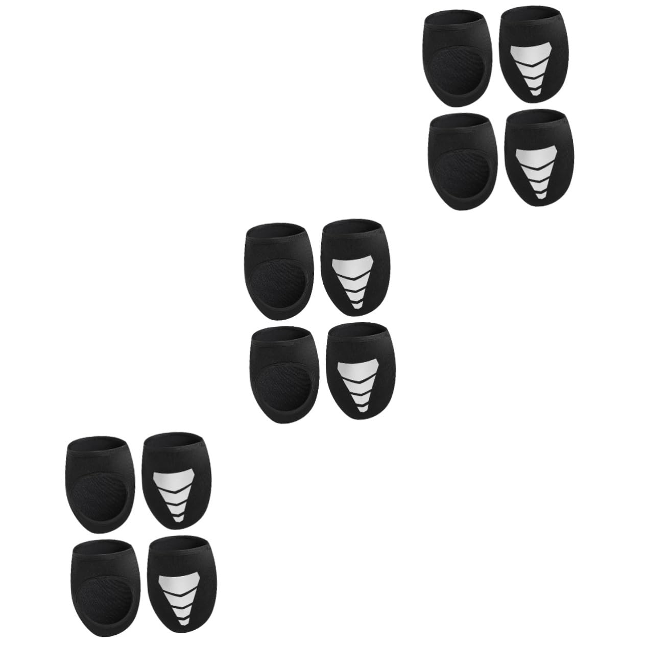 Yardwe Lot De 3 Paires De Couvre-Chaussures De Cyclisme Réfléchissants pour Plus De Confort Et De Visibilité Nocturne
